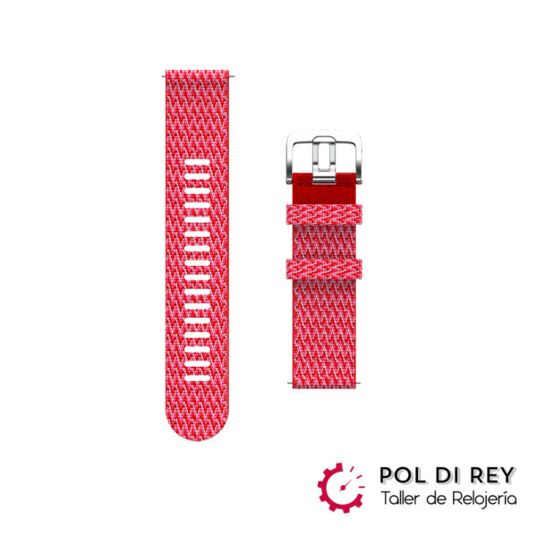 Correa Polar GRIT X, textil roja, talla S