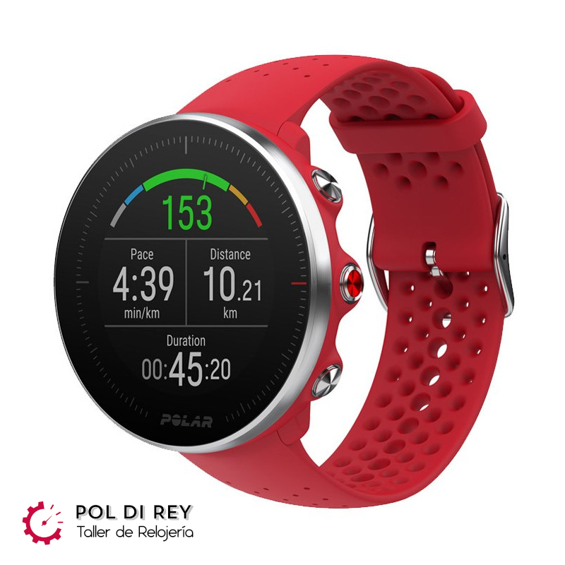 Correa Polar VANTAGE M. Roja. talla S