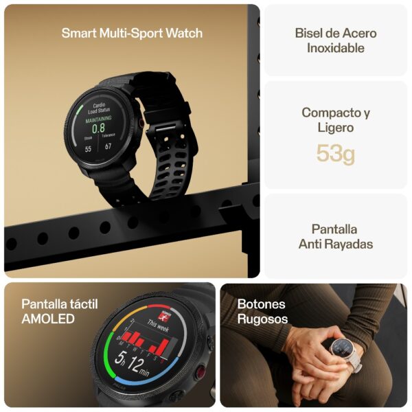 POLAR VANTAGE M3, Night Black - Imagen 3